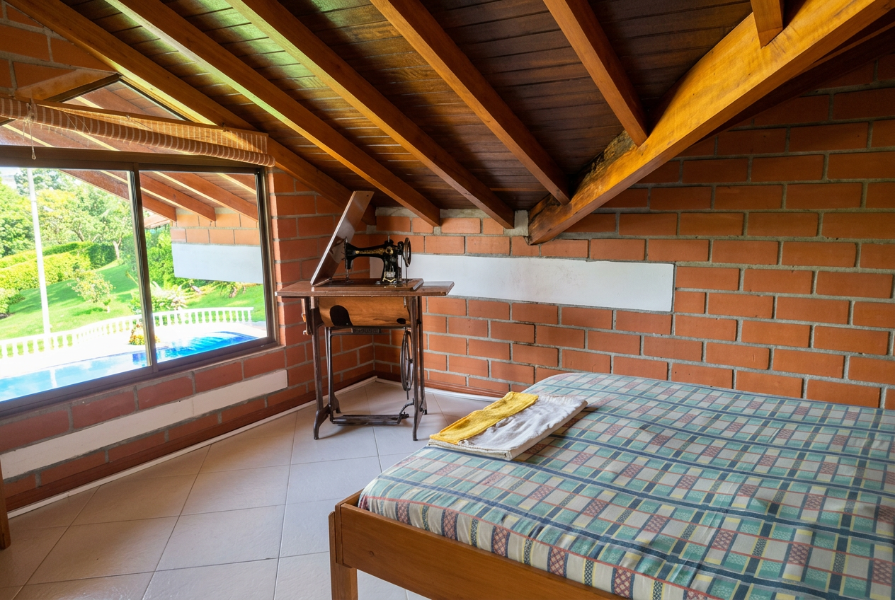 Habitación con vista a la piscina